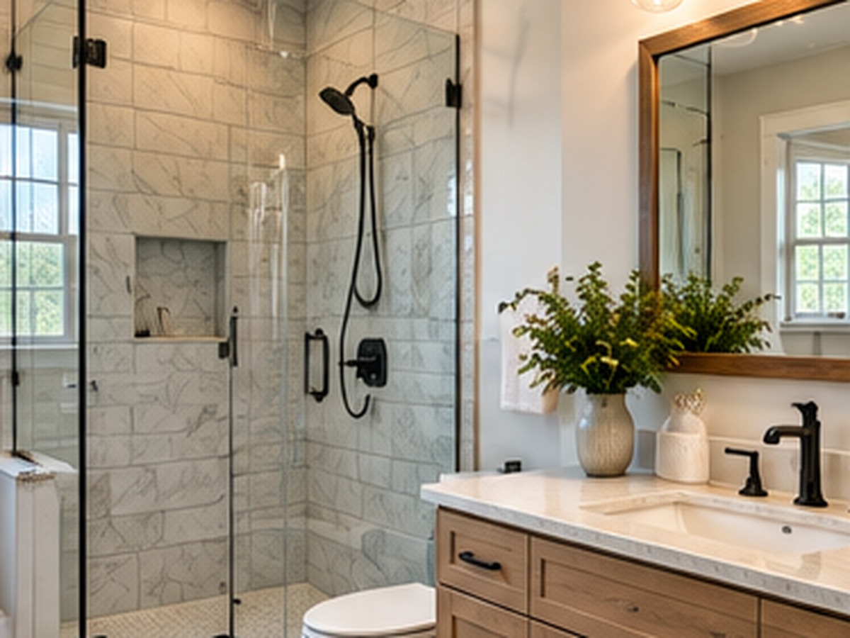 Bathroom remodeling example